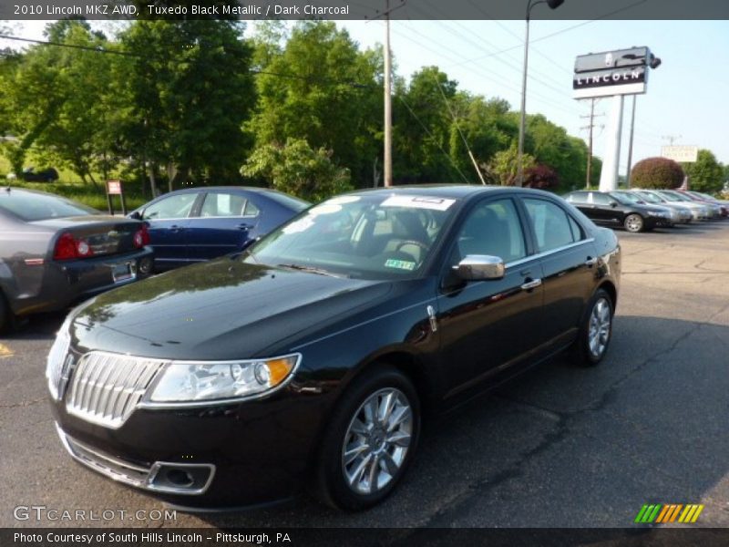 Tuxedo Black Metallic / Dark Charcoal 2010 Lincoln MKZ AWD