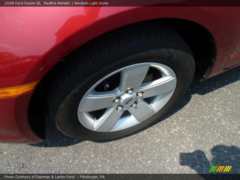 Redfire Metallic / Medium Light Stone 2008 Ford Fusion SE
