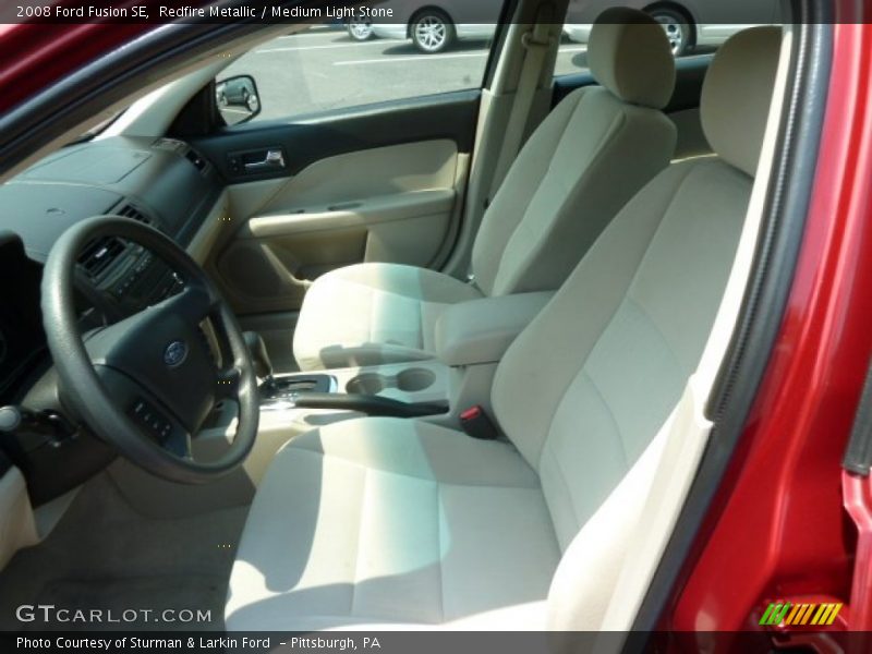 Redfire Metallic / Medium Light Stone 2008 Ford Fusion SE