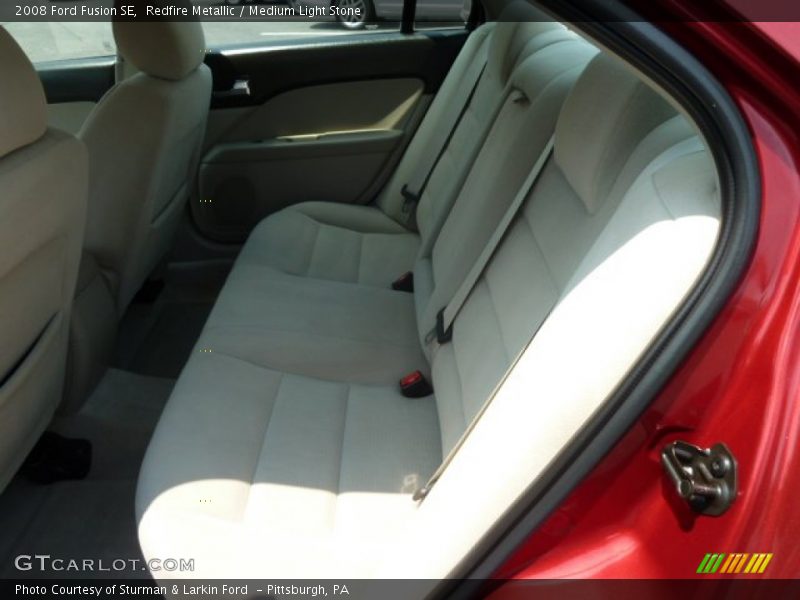 Redfire Metallic / Medium Light Stone 2008 Ford Fusion SE