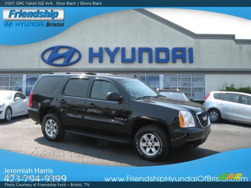 Onyx Black / Ebony Black 2007 GMC Yukon SLE 4x4