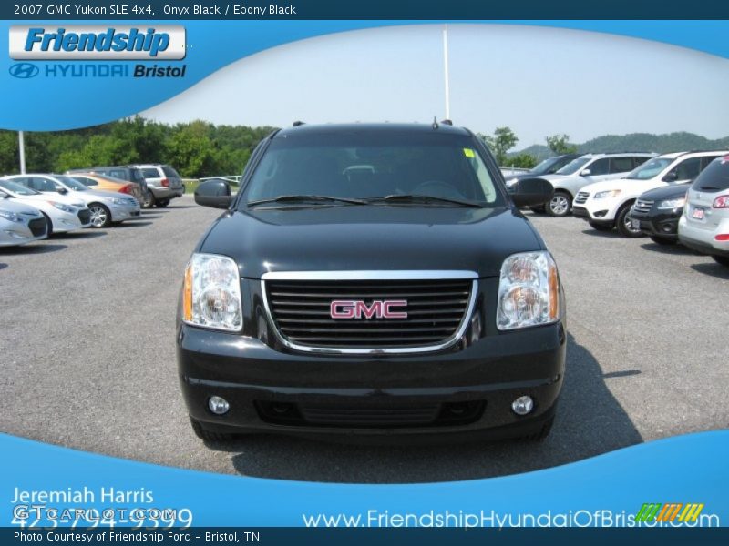 Onyx Black / Ebony Black 2007 GMC Yukon SLE 4x4