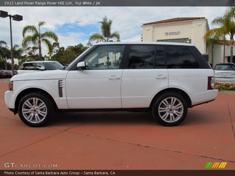 Fuji White / Jet 2012 Land Rover Range Rover HSE LUX