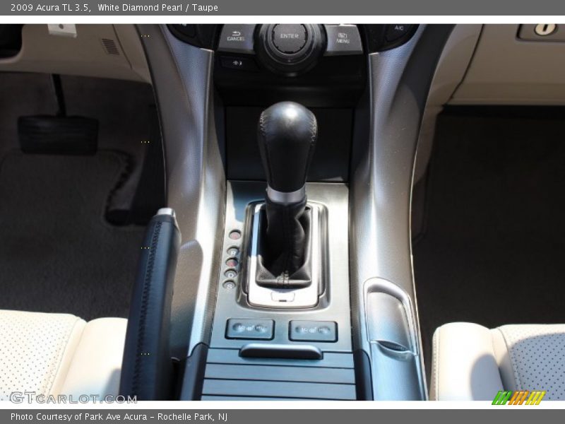White Diamond Pearl / Taupe 2009 Acura TL 3.5