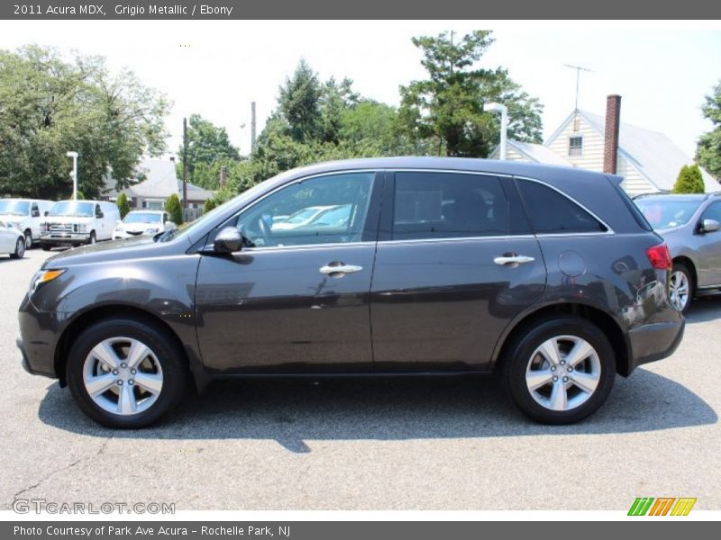 Grigio Metallic / Ebony 2011 Acura MDX