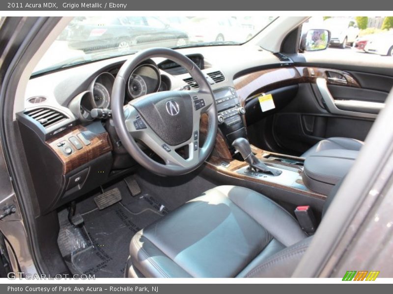 Grigio Metallic / Ebony 2011 Acura MDX
