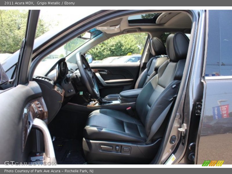 Grigio Metallic / Ebony 2011 Acura MDX
