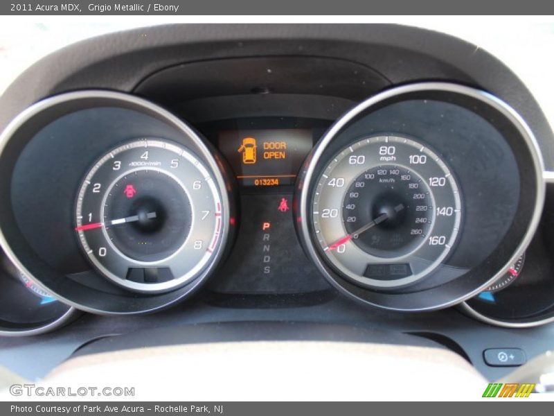 Grigio Metallic / Ebony 2011 Acura MDX