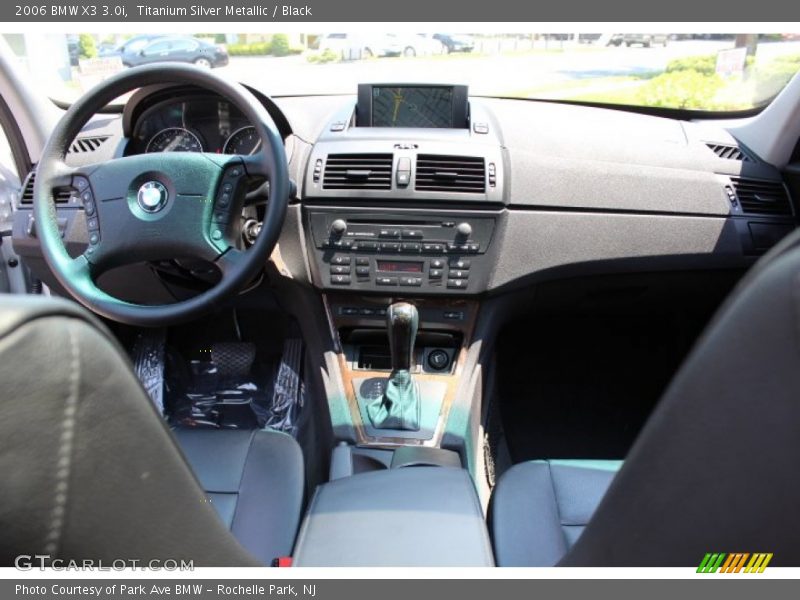 Titanium Silver Metallic / Black 2006 BMW X3 3.0i