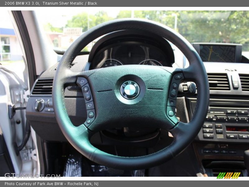 Titanium Silver Metallic / Black 2006 BMW X3 3.0i