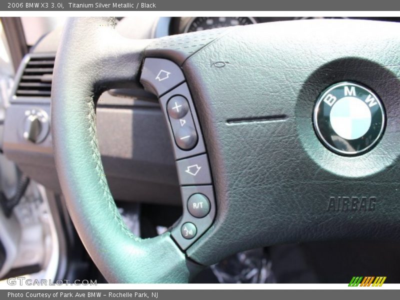 Titanium Silver Metallic / Black 2006 BMW X3 3.0i