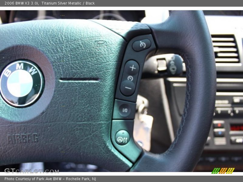 Titanium Silver Metallic / Black 2006 BMW X3 3.0i