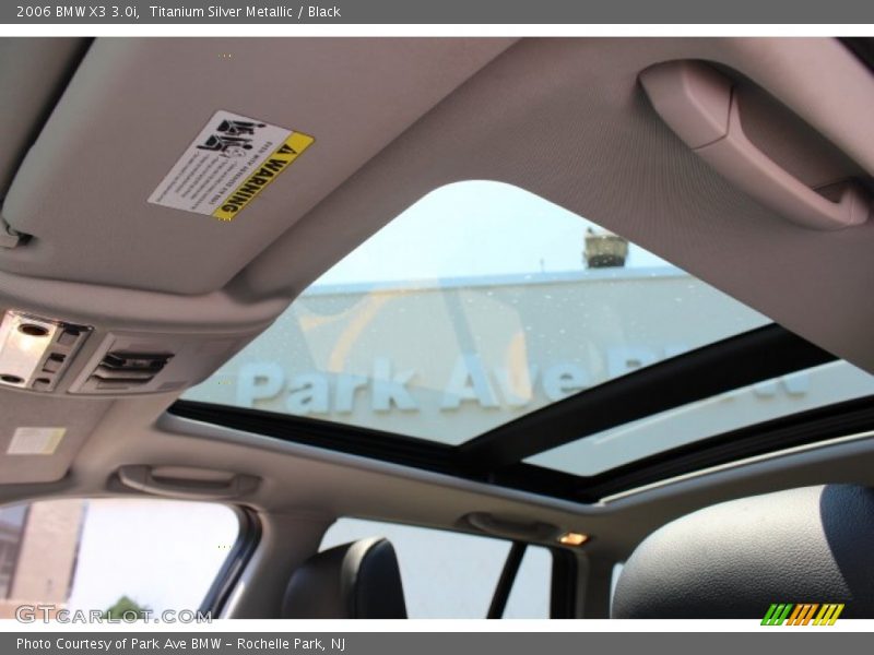 Titanium Silver Metallic / Black 2006 BMW X3 3.0i