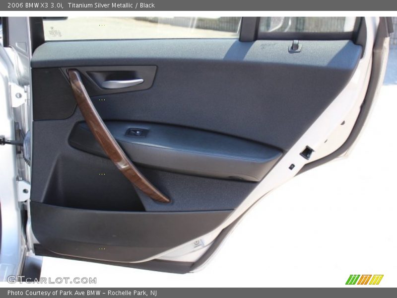Titanium Silver Metallic / Black 2006 BMW X3 3.0i