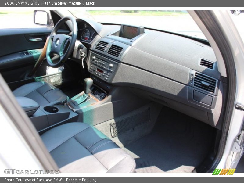 Titanium Silver Metallic / Black 2006 BMW X3 3.0i