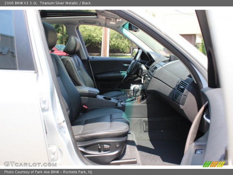 Titanium Silver Metallic / Black 2006 BMW X3 3.0i