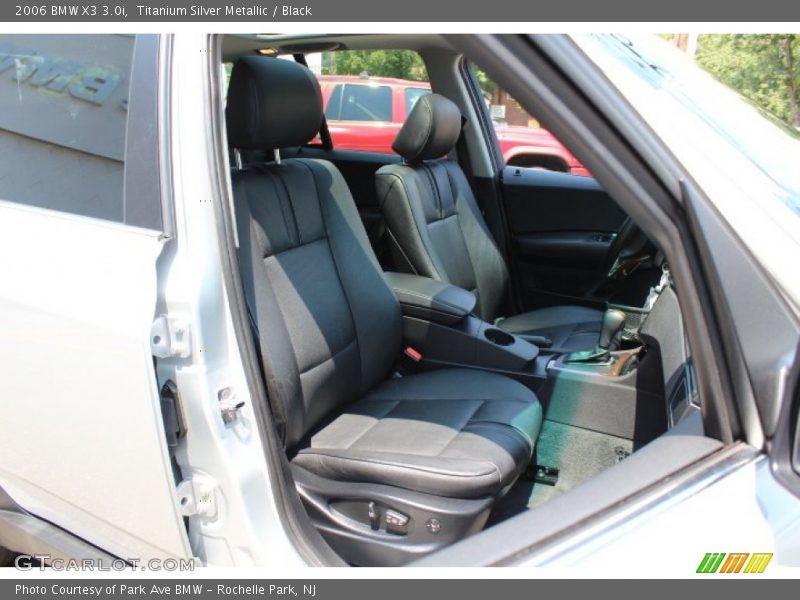 Titanium Silver Metallic / Black 2006 BMW X3 3.0i