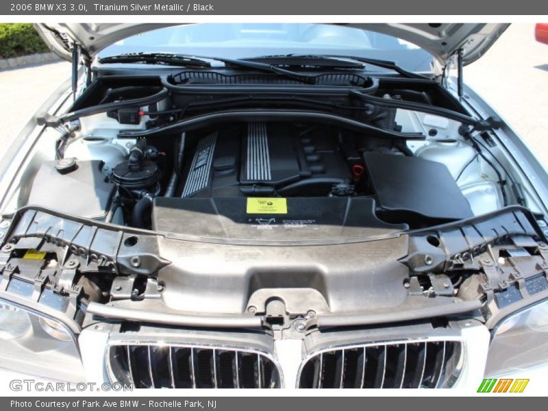 Titanium Silver Metallic / Black 2006 BMW X3 3.0i