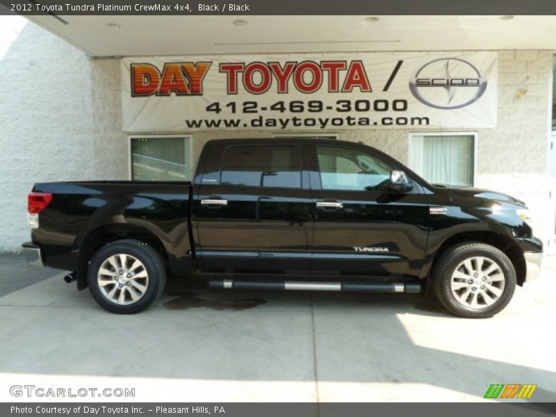 Black / Black 2012 Toyota Tundra Platinum CrewMax 4x4