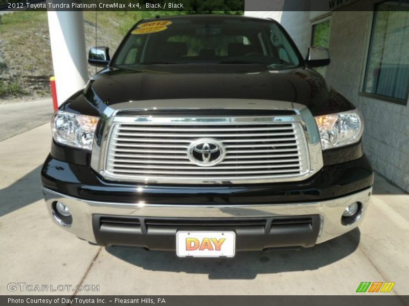 Black / Black 2012 Toyota Tundra Platinum CrewMax 4x4