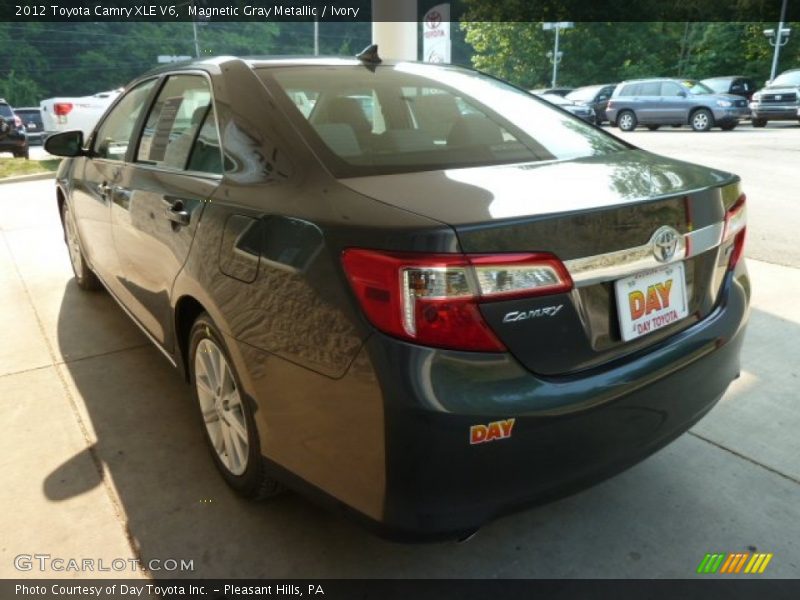 Magnetic Gray Metallic / Ivory 2012 Toyota Camry XLE V6