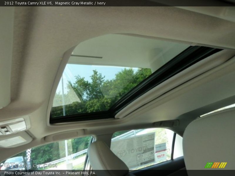 Magnetic Gray Metallic / Ivory 2012 Toyota Camry XLE V6
