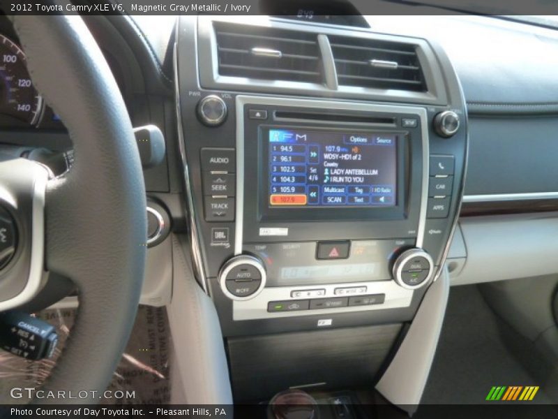 Magnetic Gray Metallic / Ivory 2012 Toyota Camry XLE V6