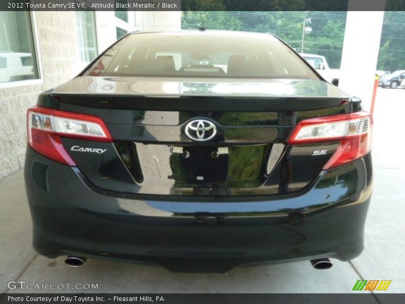 Attitude Black Metallic / Black 2012 Toyota Camry SE V6