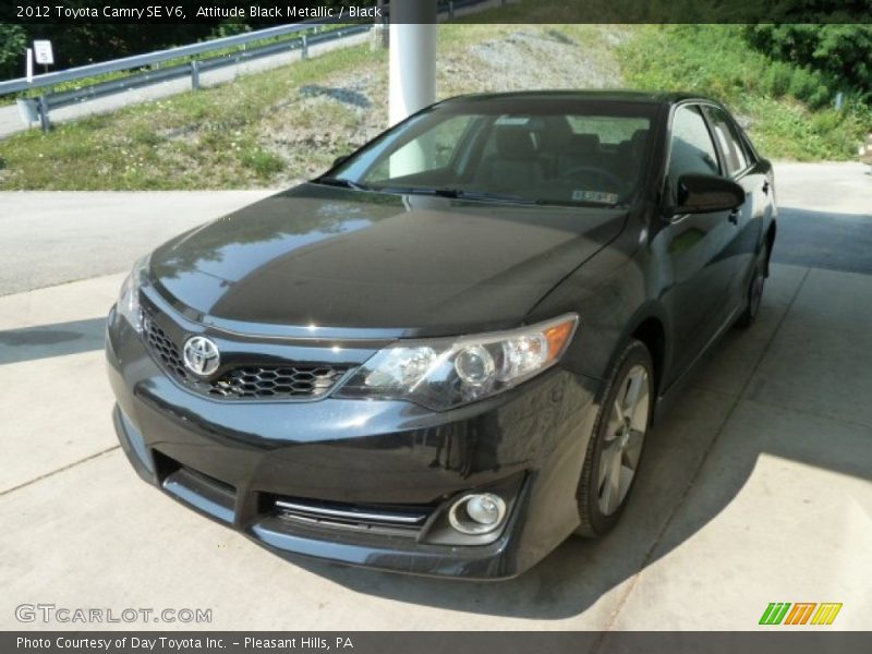Attitude Black Metallic / Black 2012 Toyota Camry SE V6