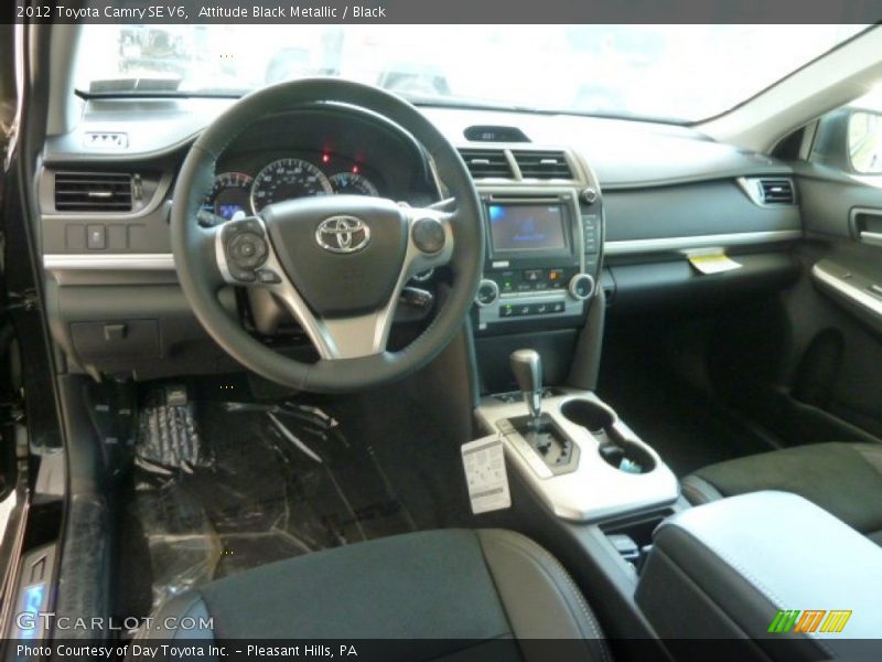 Attitude Black Metallic / Black 2012 Toyota Camry SE V6