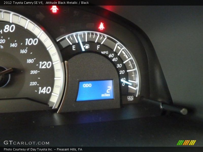 Attitude Black Metallic / Black 2012 Toyota Camry SE V6