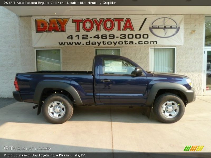 Nautical Blue Metallic / Graphite 2012 Toyota Tacoma Regular Cab 4x4