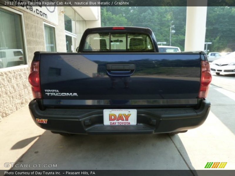 Nautical Blue Metallic / Graphite 2012 Toyota Tacoma Regular Cab 4x4
