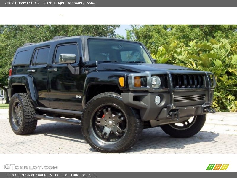 Black / Light Cashmere/Ebony 2007 Hummer H3 X