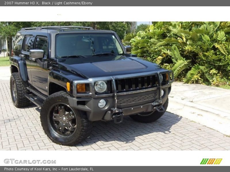 Black / Light Cashmere/Ebony 2007 Hummer H3 X