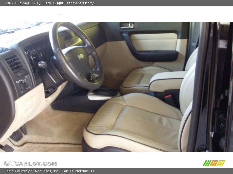 2007 H3 X Light Cashmere/Ebony Interior