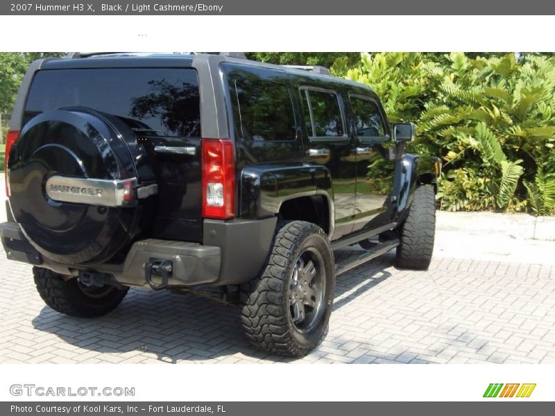 Black / Light Cashmere/Ebony 2007 Hummer H3 X