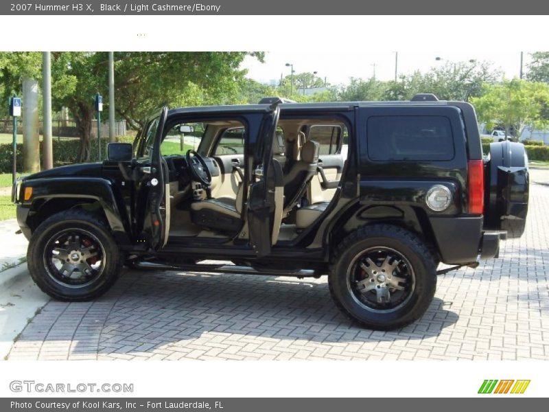 Black / Light Cashmere/Ebony 2007 Hummer H3 X