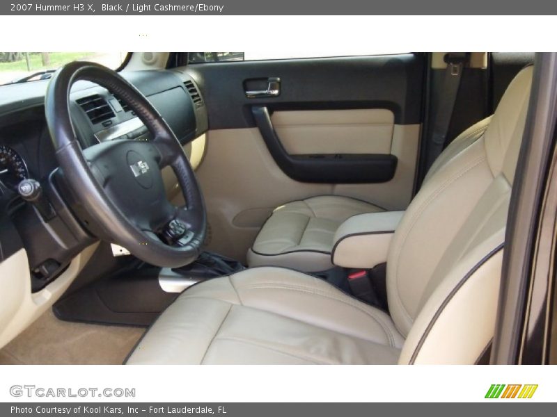 Black / Light Cashmere/Ebony 2007 Hummer H3 X