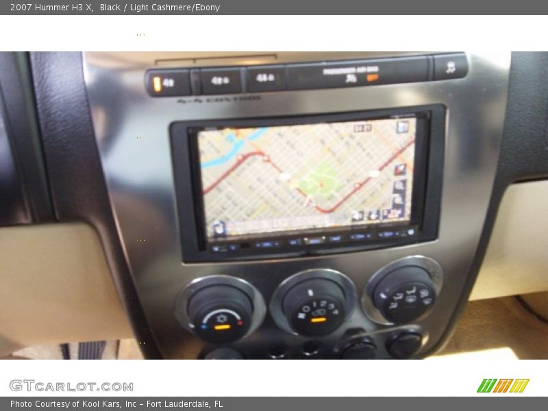 Black / Light Cashmere/Ebony 2007 Hummer H3 X
