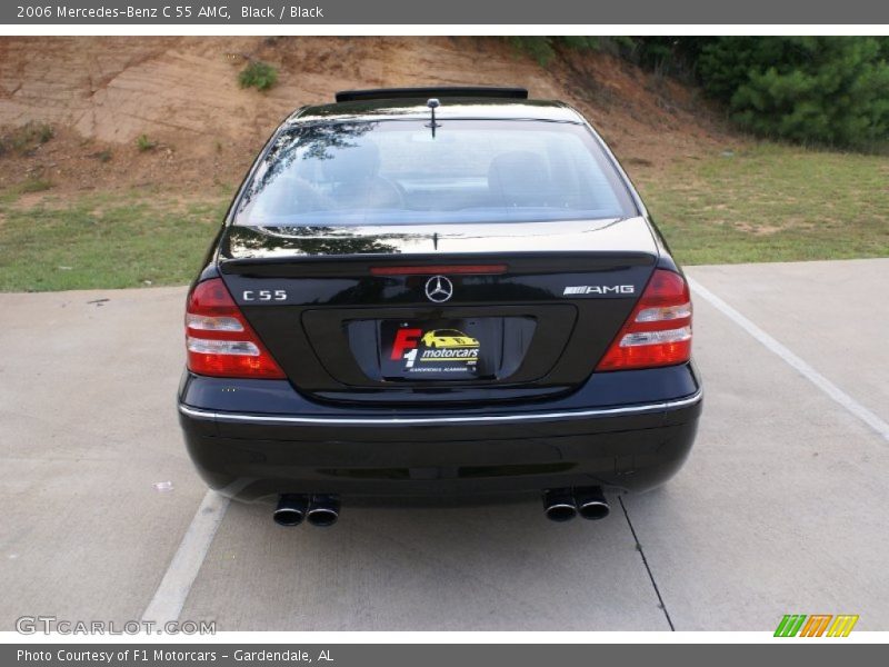 Black / Black 2006 Mercedes-Benz C 55 AMG