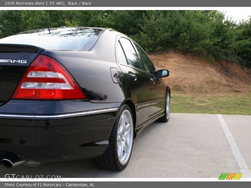 Black / Black 2006 Mercedes-Benz C 55 AMG