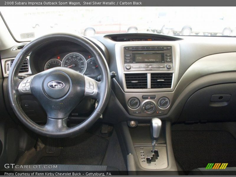 Steel Silver Metallic / Carbon Black 2008 Subaru Impreza Outback Sport Wagon