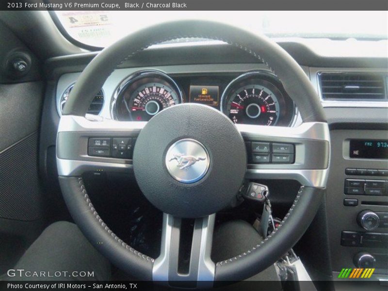 Black / Charcoal Black 2013 Ford Mustang V6 Premium Coupe