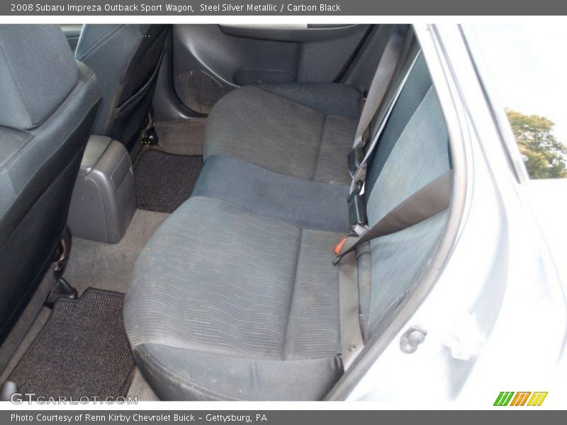 Steel Silver Metallic / Carbon Black 2008 Subaru Impreza Outback Sport Wagon