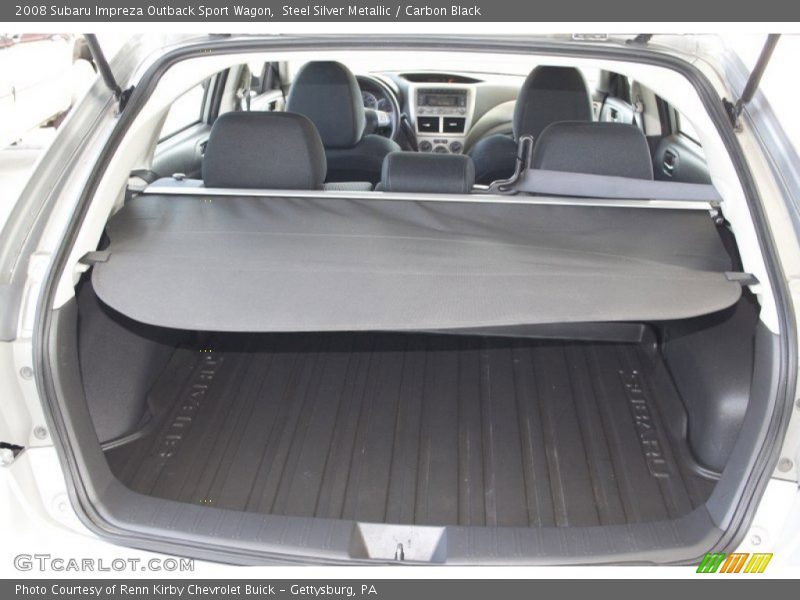 Steel Silver Metallic / Carbon Black 2008 Subaru Impreza Outback Sport Wagon