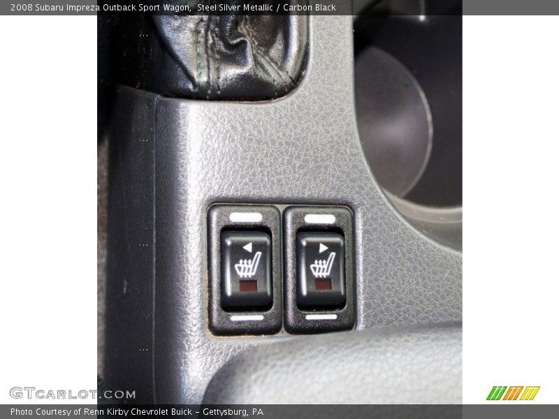 Steel Silver Metallic / Carbon Black 2008 Subaru Impreza Outback Sport Wagon