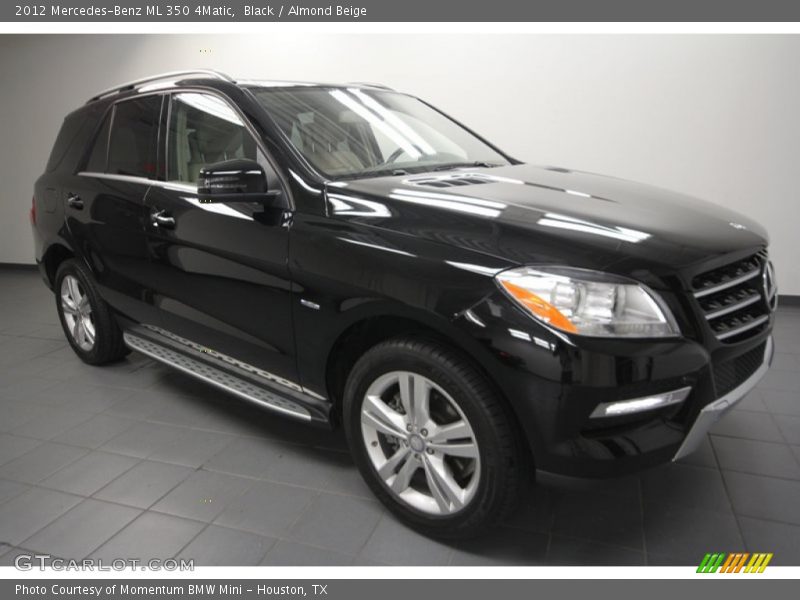 Black / Almond Beige 2012 Mercedes-Benz ML 350 4Matic