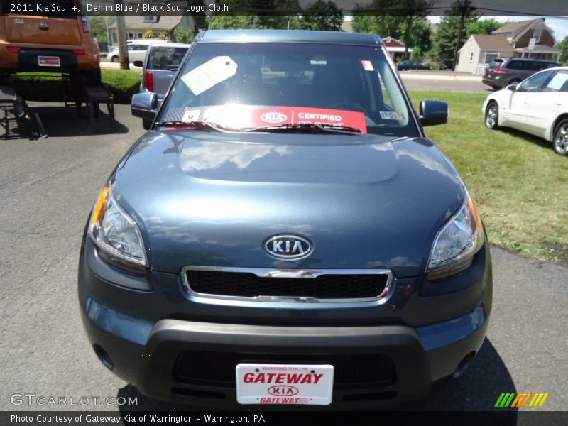 Denim Blue / Black Soul Logo Cloth 2011 Kia Soul +