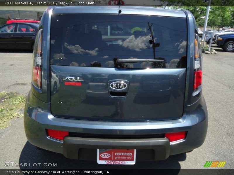 Denim Blue / Black Soul Logo Cloth 2011 Kia Soul +
